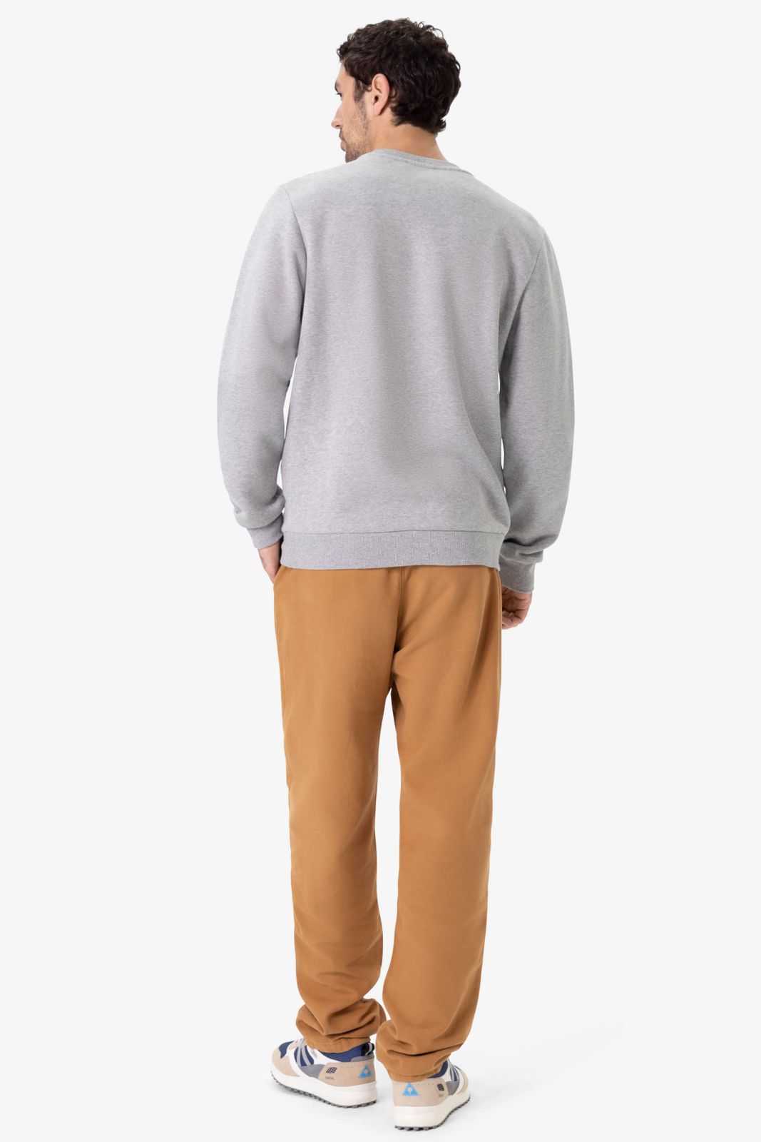 Grijze sweater met fiets