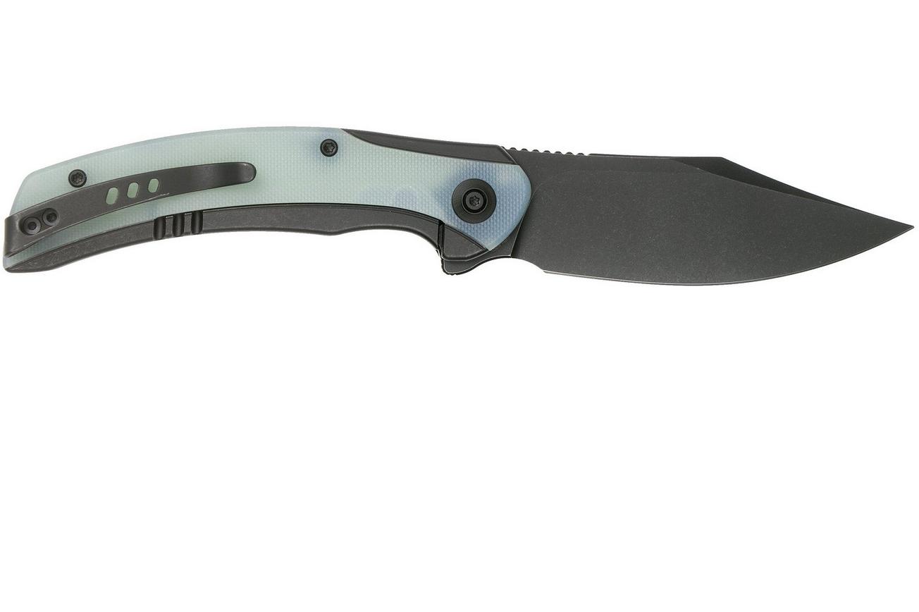WE Knife Snick WE19022F-4 Blackwashed, Natural G10 zakmes