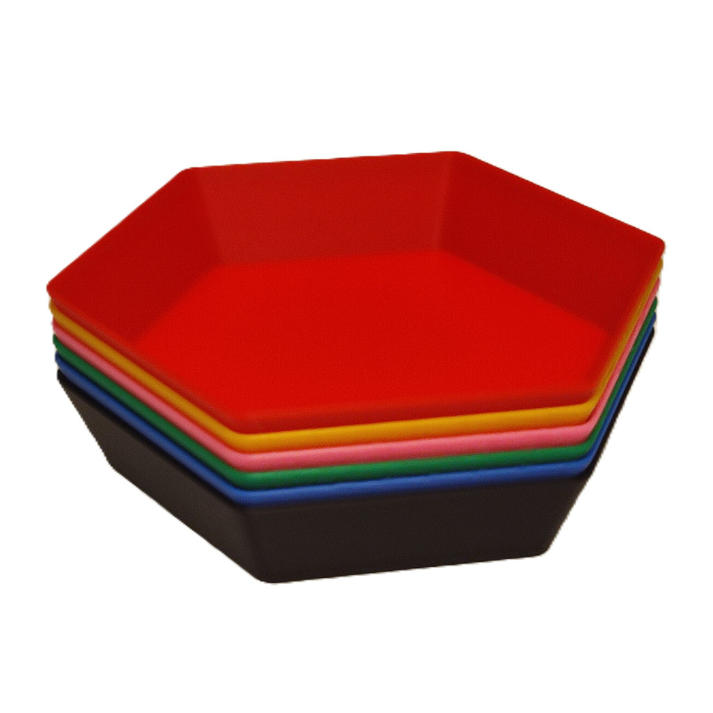Coupelles multicolores pour jetons