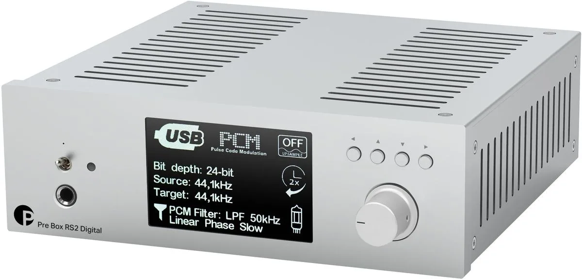 Pro-Ject Pre Box RS2 Digital Silver Préamplis hi-fi