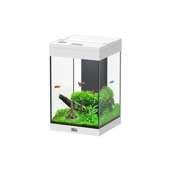 Aquarium Aqua Tower Equipé Blanc L.30xP.30xH.49cm