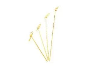 Bambuspind/spyd 100x3 mm med Sløjfe,100 pk x 100 Stk/krt