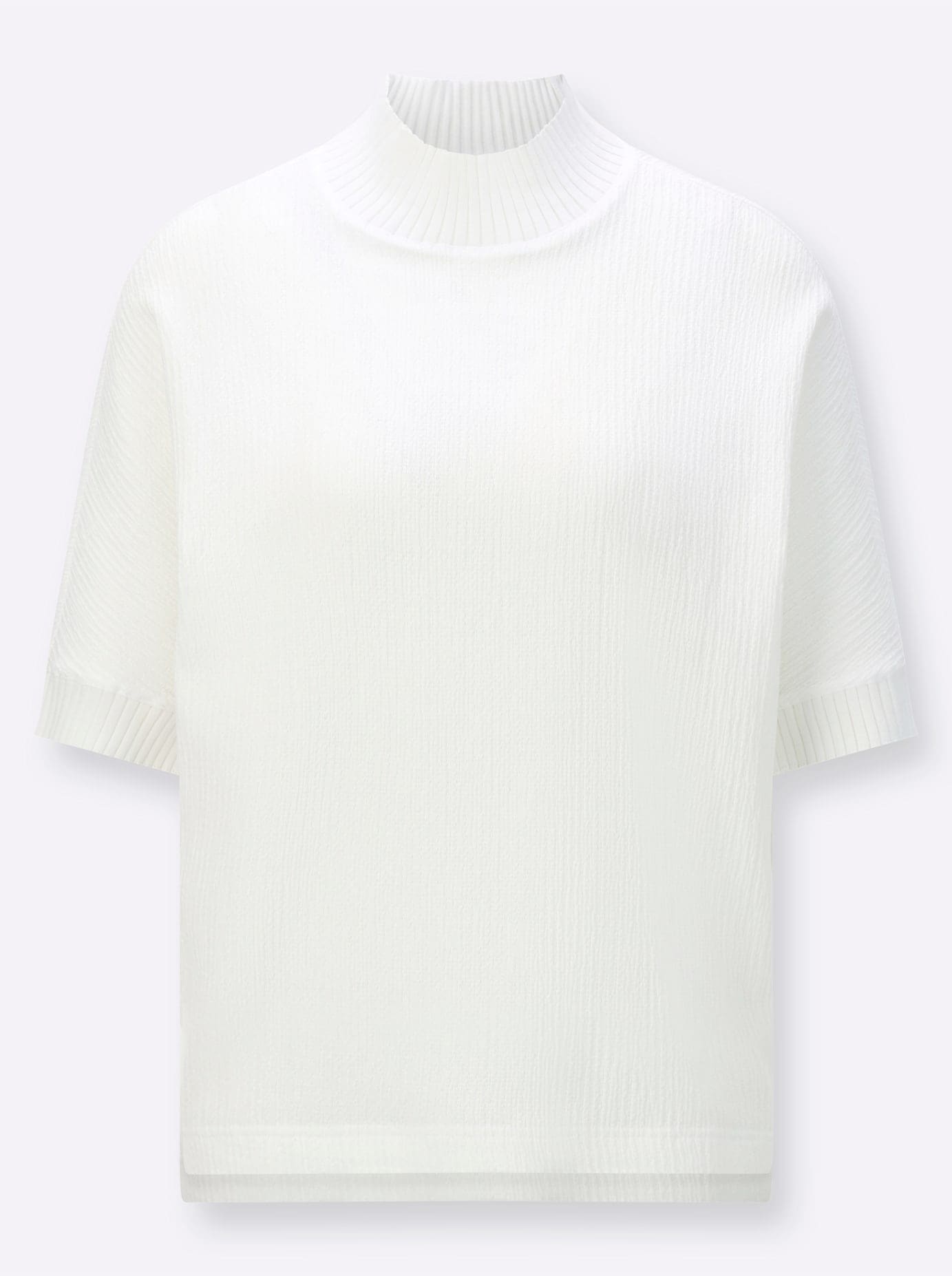 creation L Rollkragenshirt »Jacquard-Shirt«, 1 Stk.