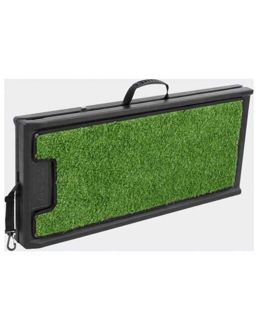 Innopet Loopplank Grasramp - Hondenautoaccessoire - 182x40.5x3.8 cm Zwart Groen