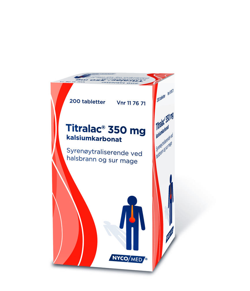 Titralac tabletter 350 mg