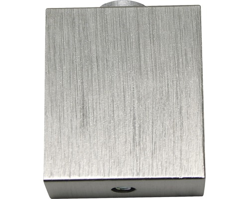Plafondsteun voor Luxor, geborsteld staal, 35 x 14 mm
