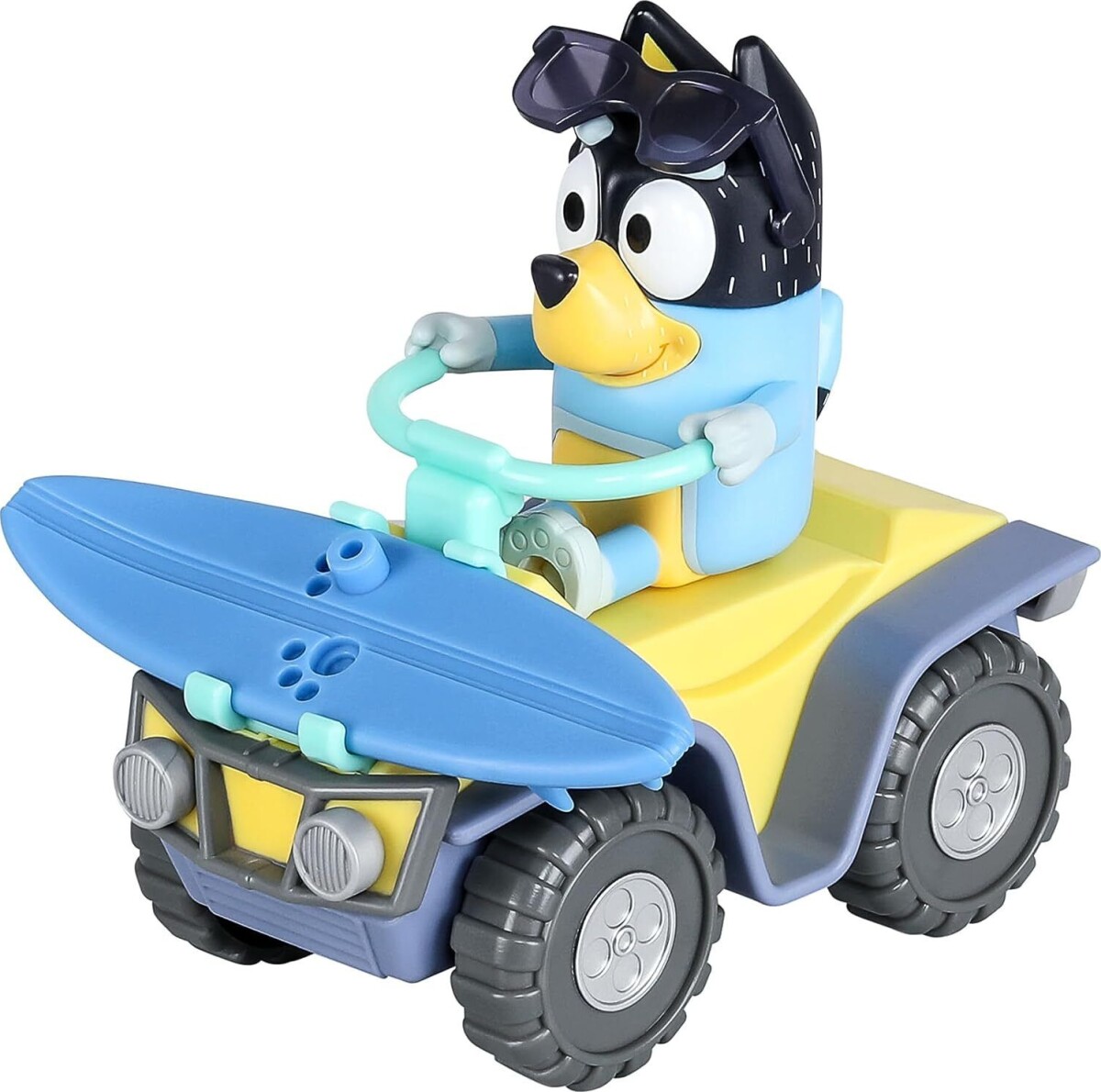 Bluey - Strandkøretøj Med Figur Og Surfbræt