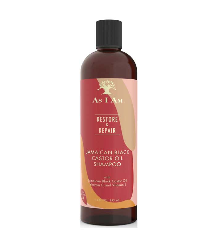 As I Am - Shampoo Restaurador e Reparo - Óleo de Rícino Preto Jamaicano