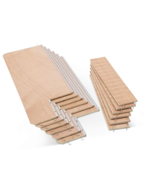 Savic Houten Plankenset Tasmania 120 - Dierenverblijf - 69x29x12 cm Houtkleur