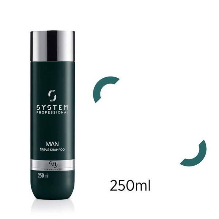 System Professional Man Triple Shampoo 250ml