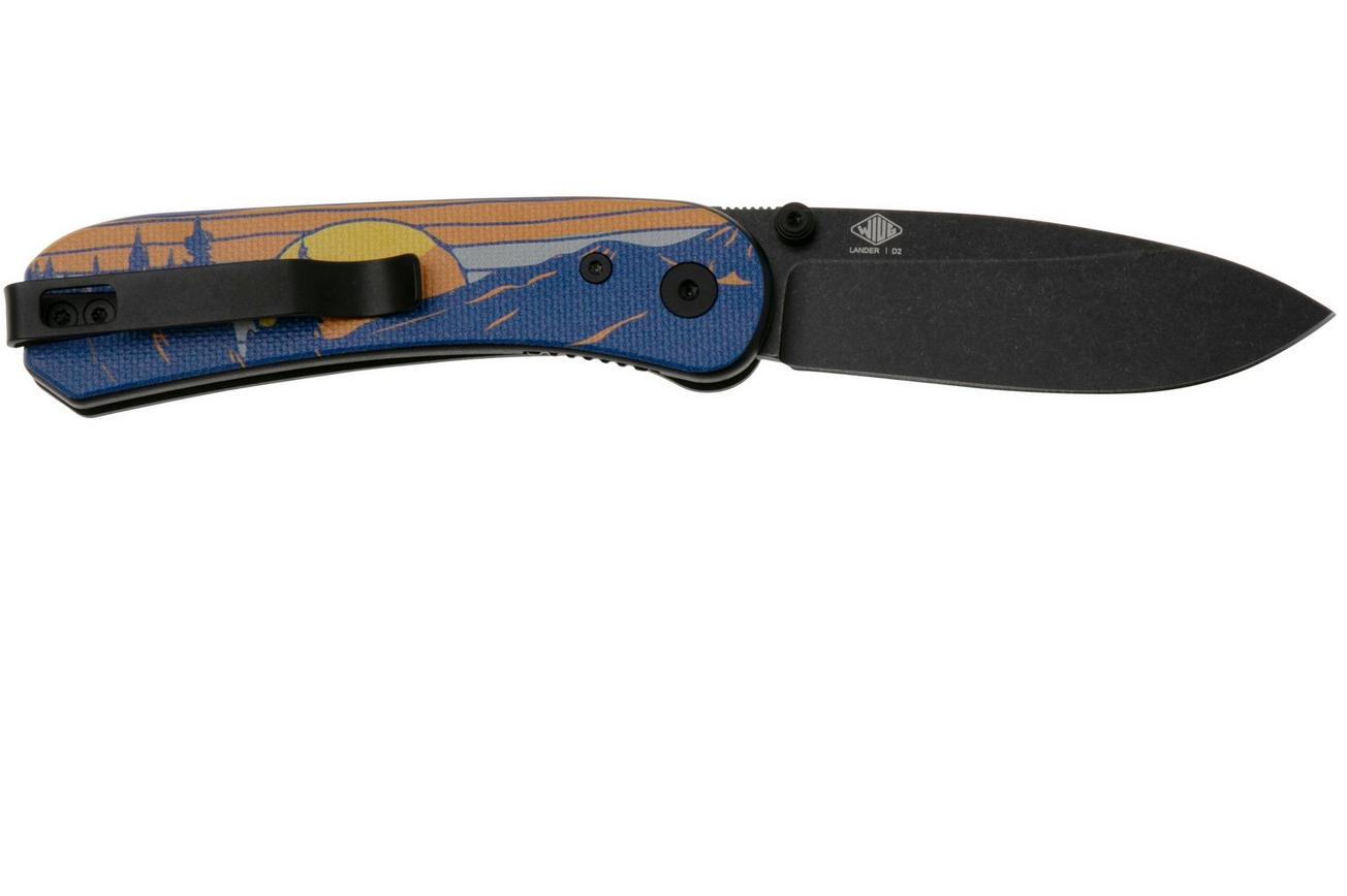 KNAFS Lander 1, KNAFS-00371, Black D2, Timberline G10 zakmes