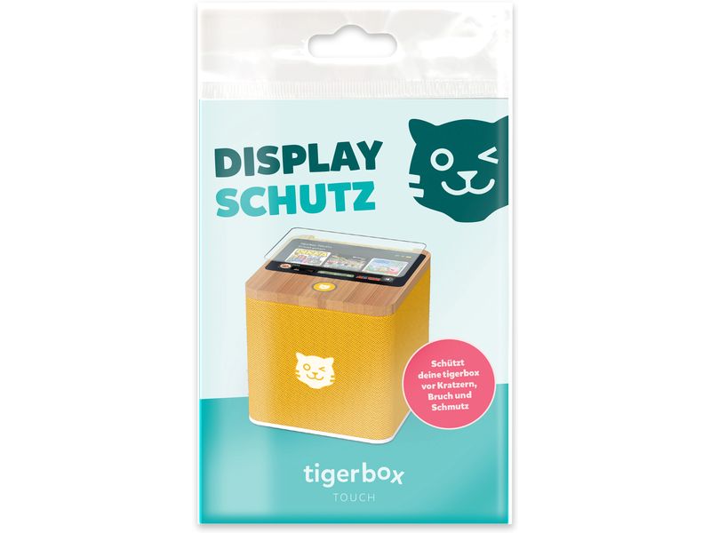 Tigermedia Displayschutz für Tigerbox TOUCH Displayschutz aus hochwertigem OnScreen Hybridglas