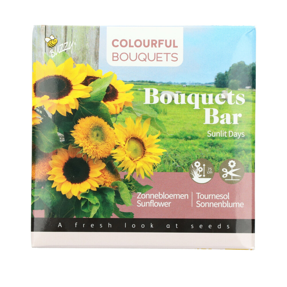 Buzzy Bouquets Bar Bloemzaden Sunlit Days, Zonnebloemen0,5 gr