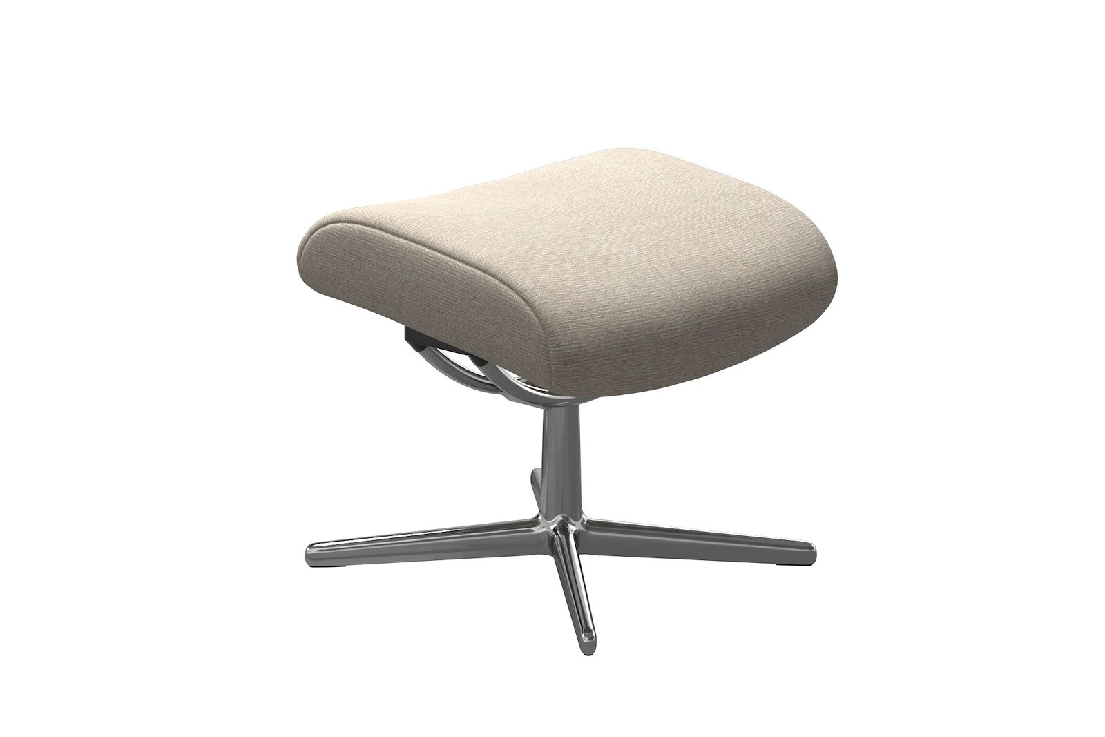 London krakk Tekstil Jasmine Beige – Cross understell – Alu
