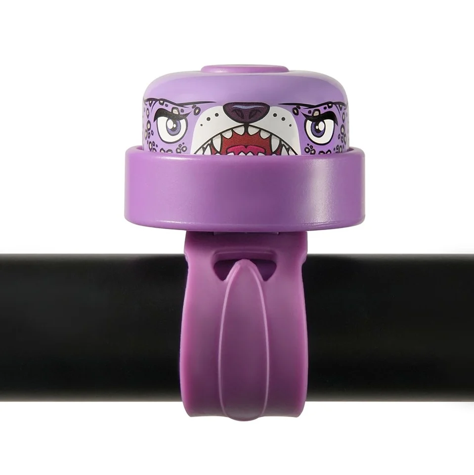 Crazy Safety - Crazy Safety lilla cykelklokke til børn og voksne - Purple - Unisize