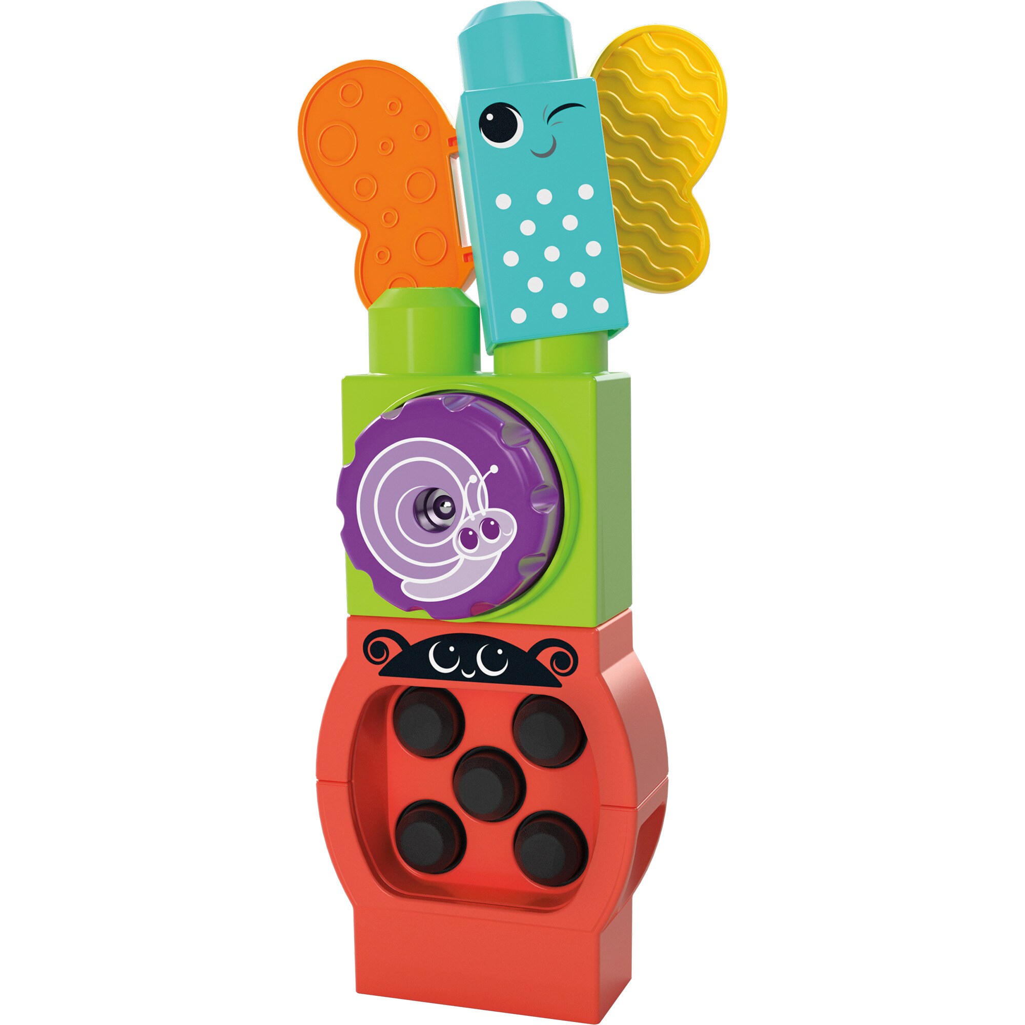 Mattel Konstruktionsspielzeug MEGA BLOKS Rollspaß Raupenzug