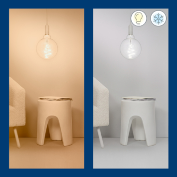 WiZ Connected LED giant globe E27 40W filament helder koel tot warmwit licht dimbaar