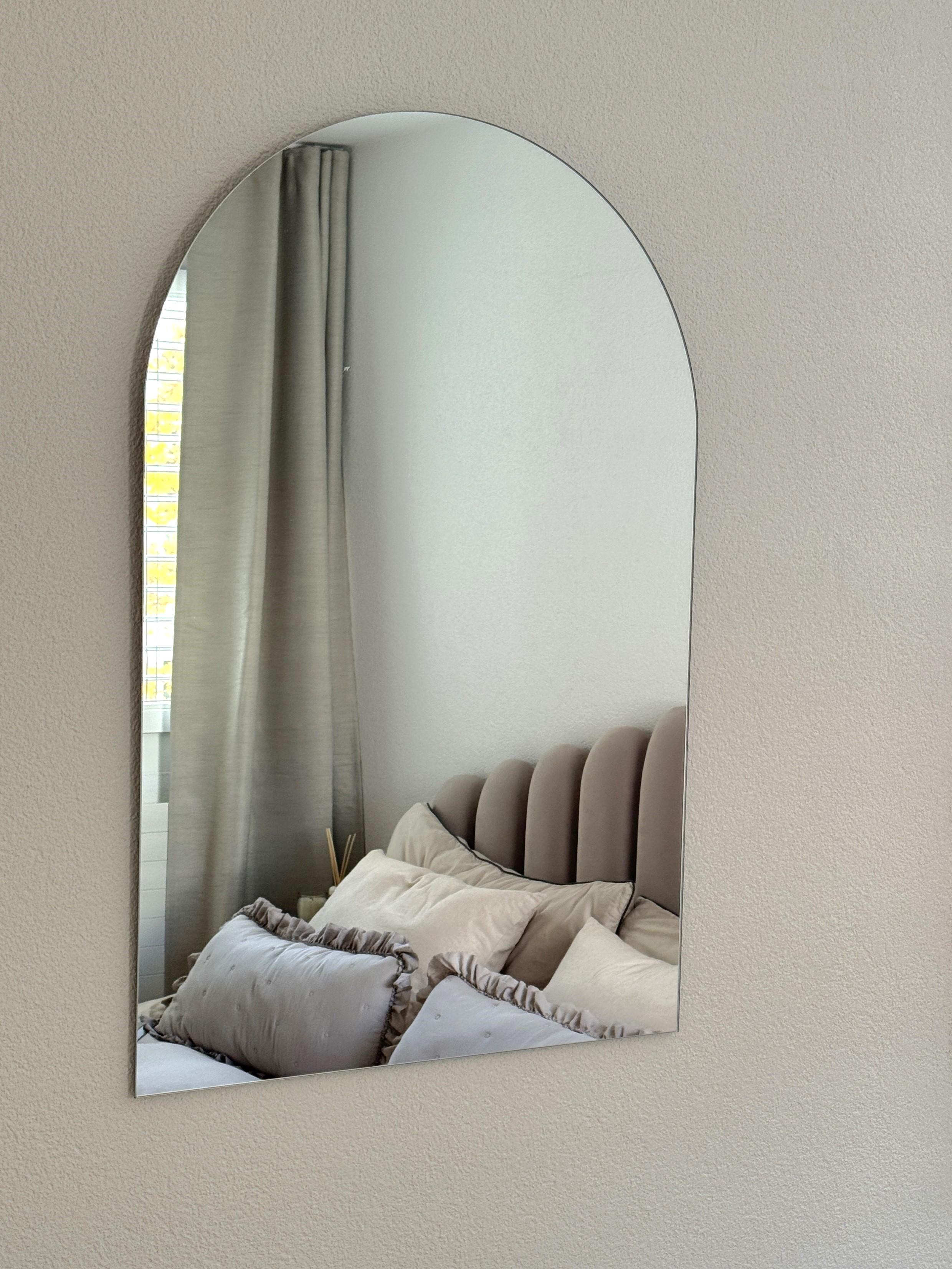 Wandspiegel ANNECY 50 cm 75 cm Zilver