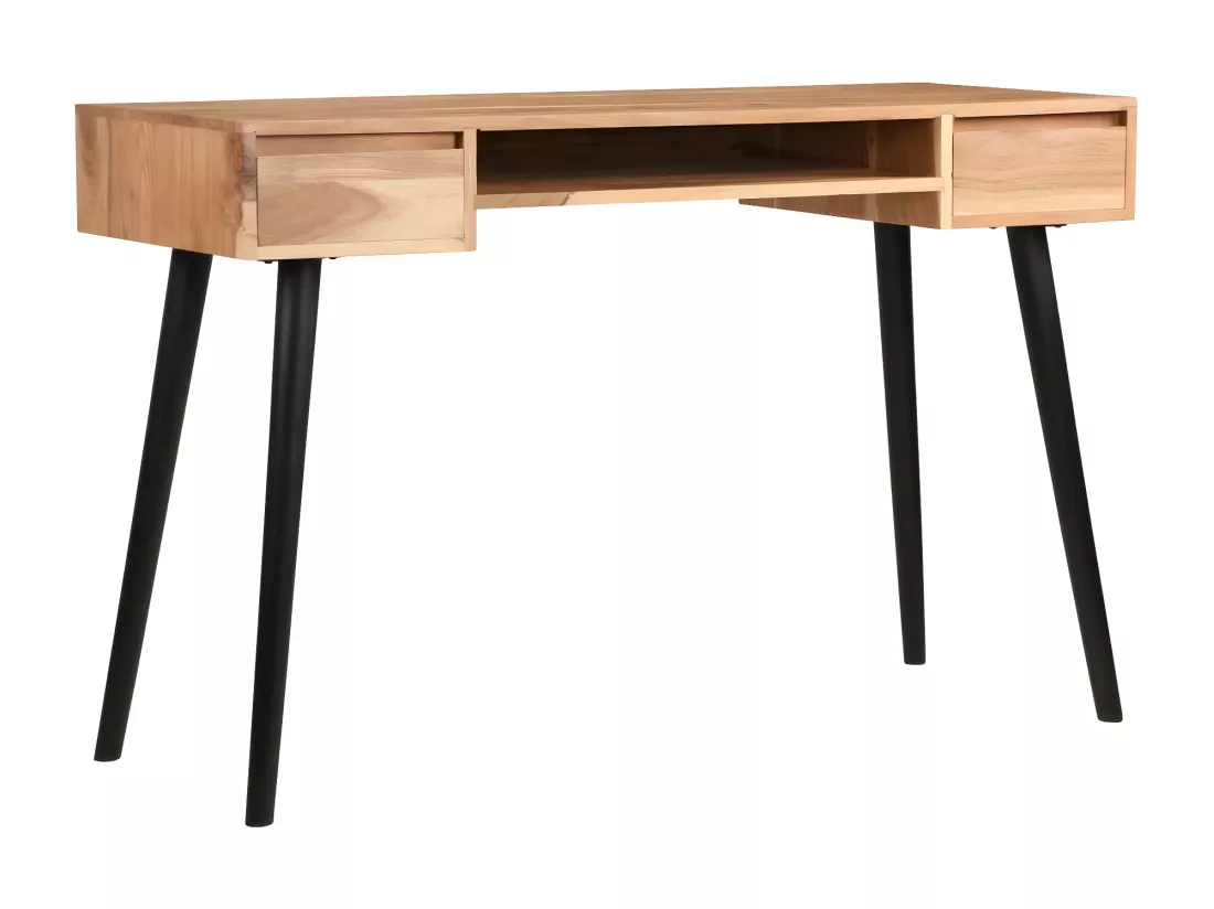 Bureau Bois d'acacia massif 118 x 45 x 76 cm