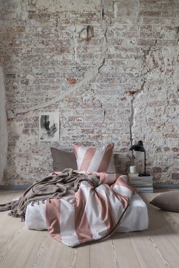 Mette Ditmer DIAGONAL bed set Brick , sand