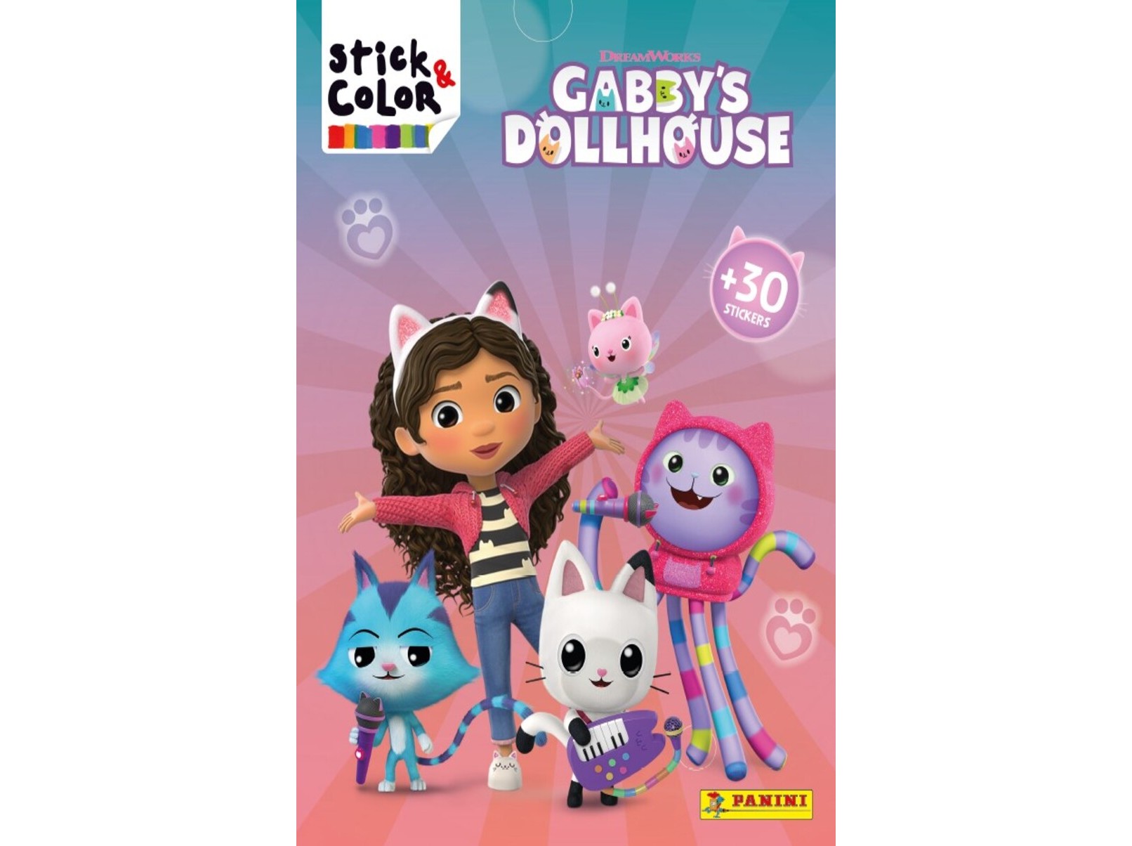 LIVRO GABBI'S DOLLHOUSE STICK & COLOR