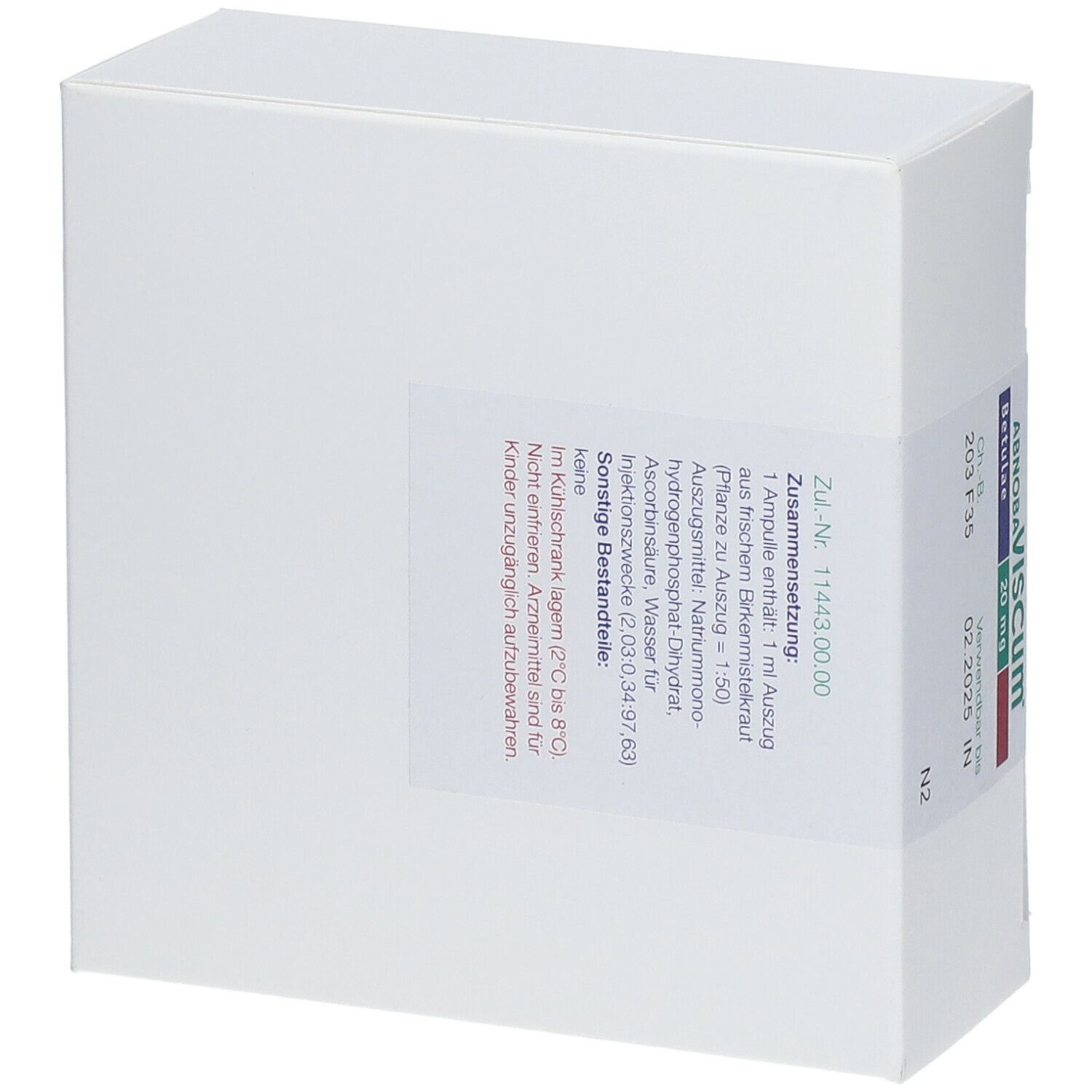 abnobaVISCUM® Betulae 20 mg Ampullen