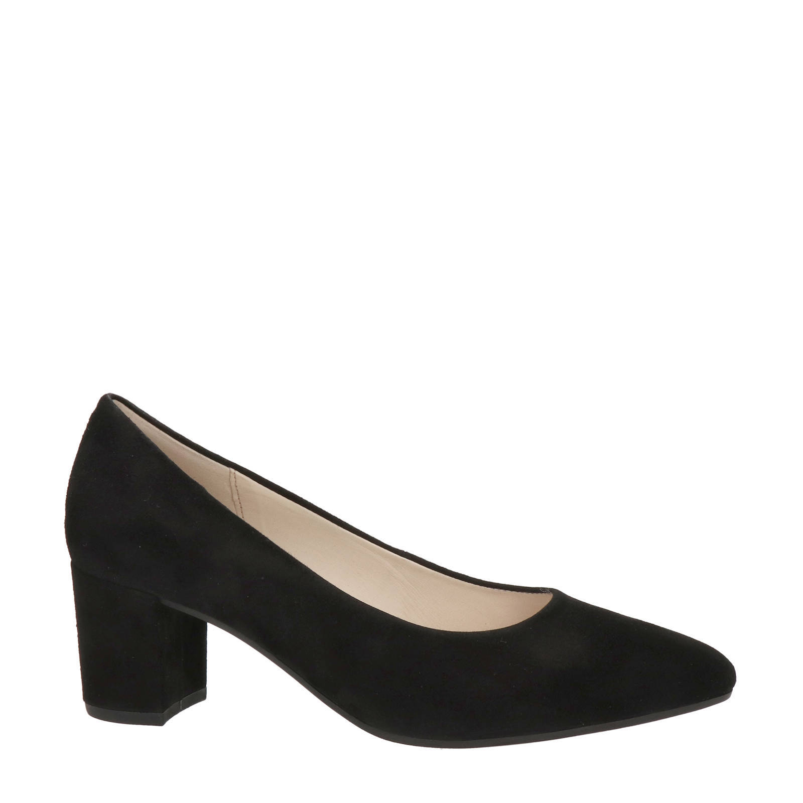 Gabor suède pumps donkerblauw