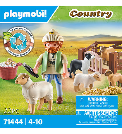 Playmobil Country - Ung Hyrde med F?reflok - 71444 - 22 Dele
