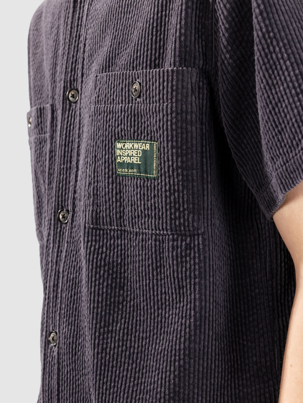 Anerkjendt Aktheo Corduroy Shirt indian teal