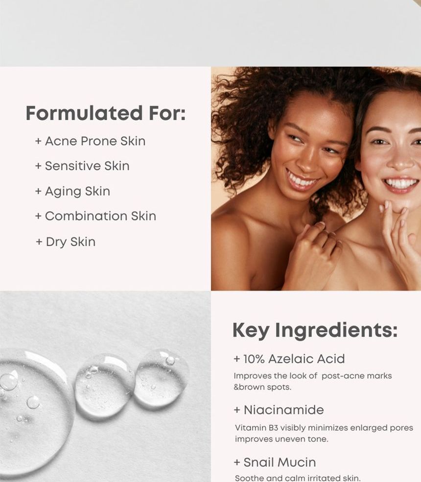 NINELESS - A-Control 10% Azelaïnezuur Serum