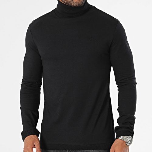 Pull Col Roulé Pastem Noir