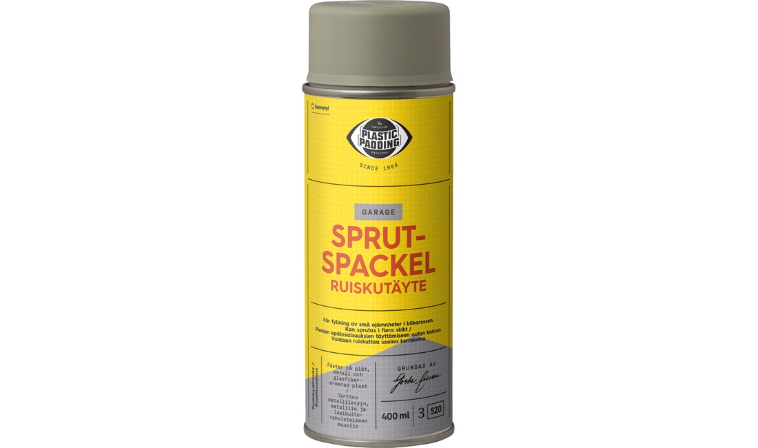 Sprøjtespartel 400 ml. Plastic Padding