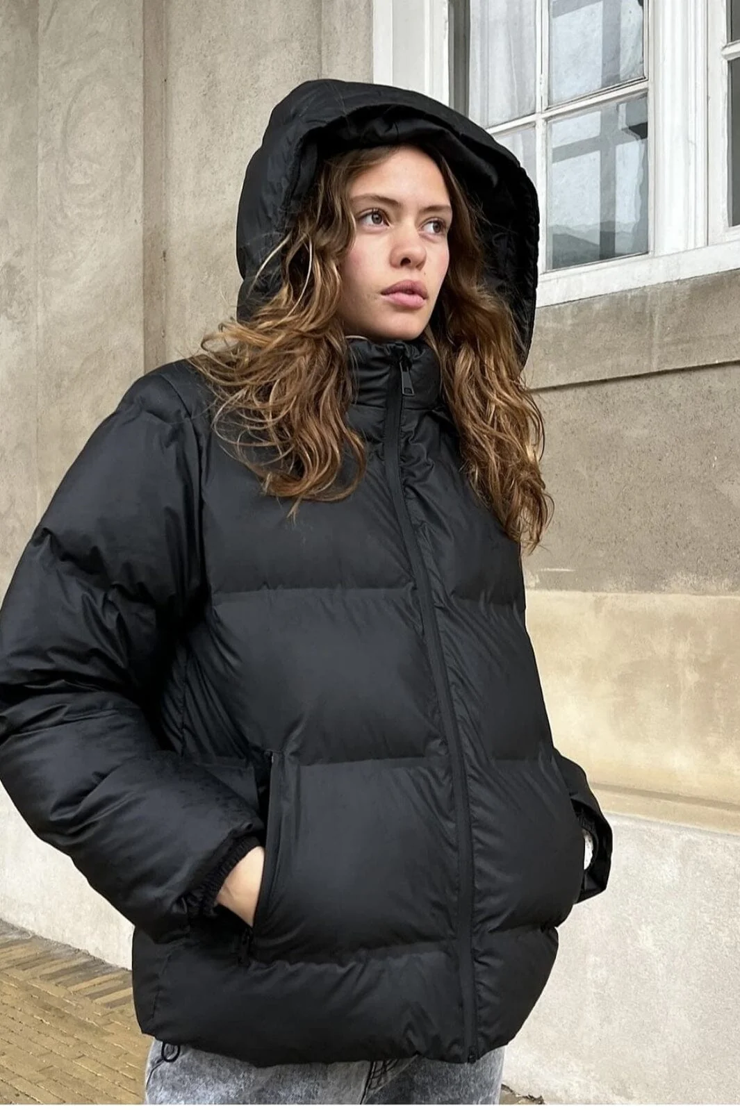 Neo Noir Fox C Puffer Jacket black