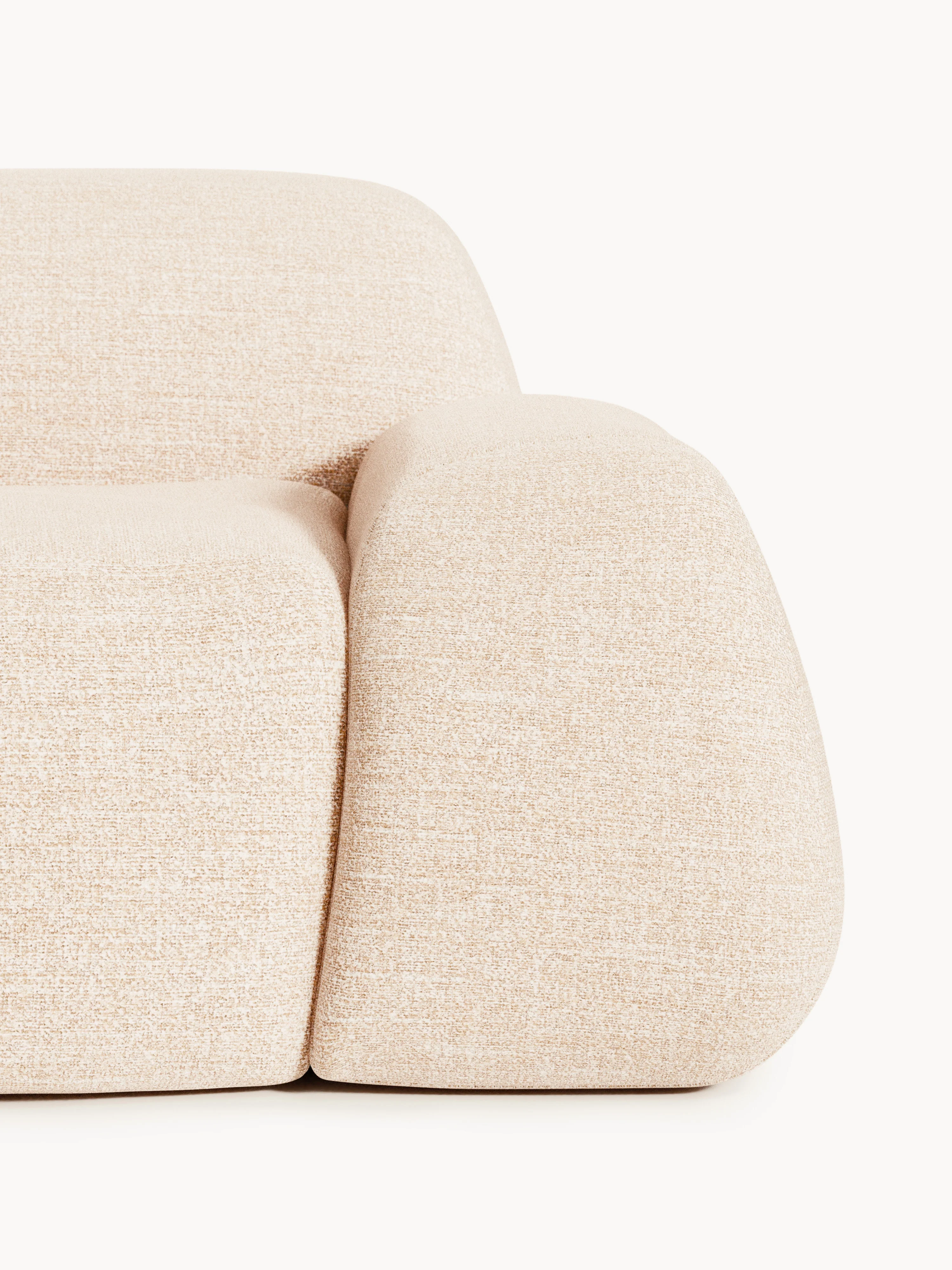 Bouclé bank Wolke (2-zits) met chaise longue
