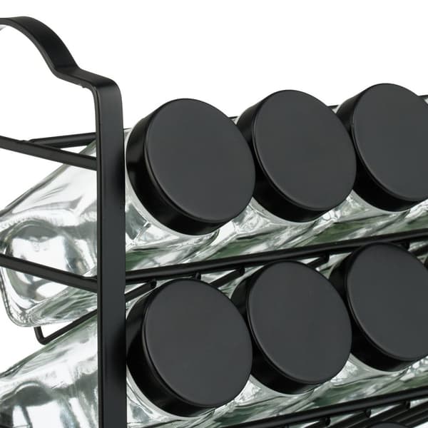 Krydderhylle med 24 glass