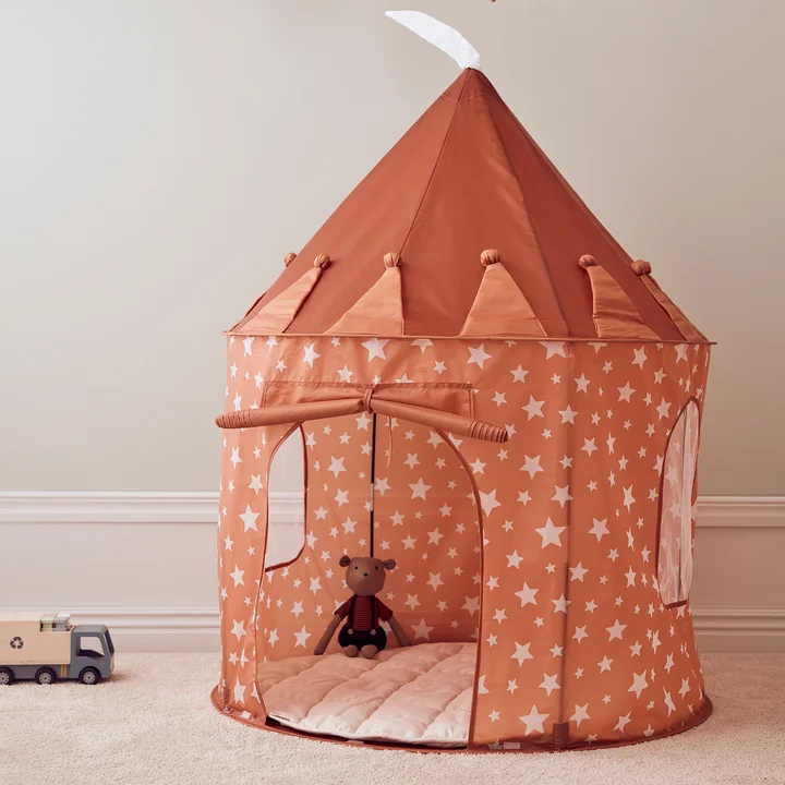 Kids Concept - Star Spielzelt, Ø 100 x H 130 cm, grau