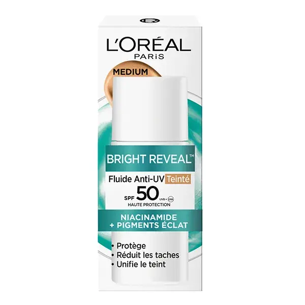 Fluido Anti-UV L'Oréal Paris FPS 50 - Tom Médio