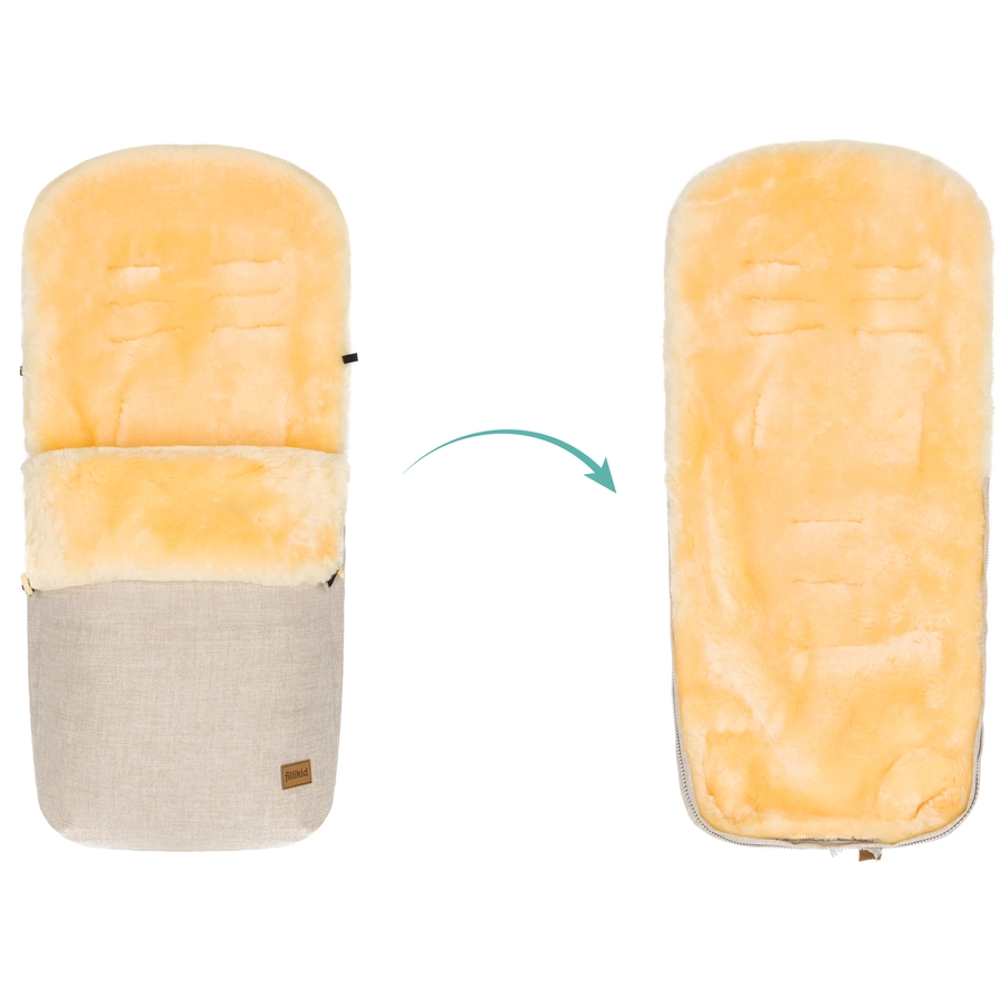 fillikid Winterfußsack Everest Bernina Sand Melange