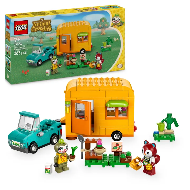 LEGO Animal Crossing 77054 Leif med campingvogn og havebutik
