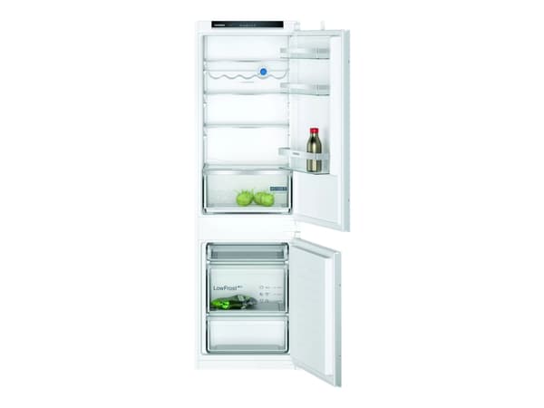 Siemens iQ300 KI86VVSE0 - Integrert kjøl/fryseskap - bunnfryser - bredde: 56 cm - dybde: 55 cm - høyde: 177,5 cm - 267 liter - Klasse E - Glidehengse