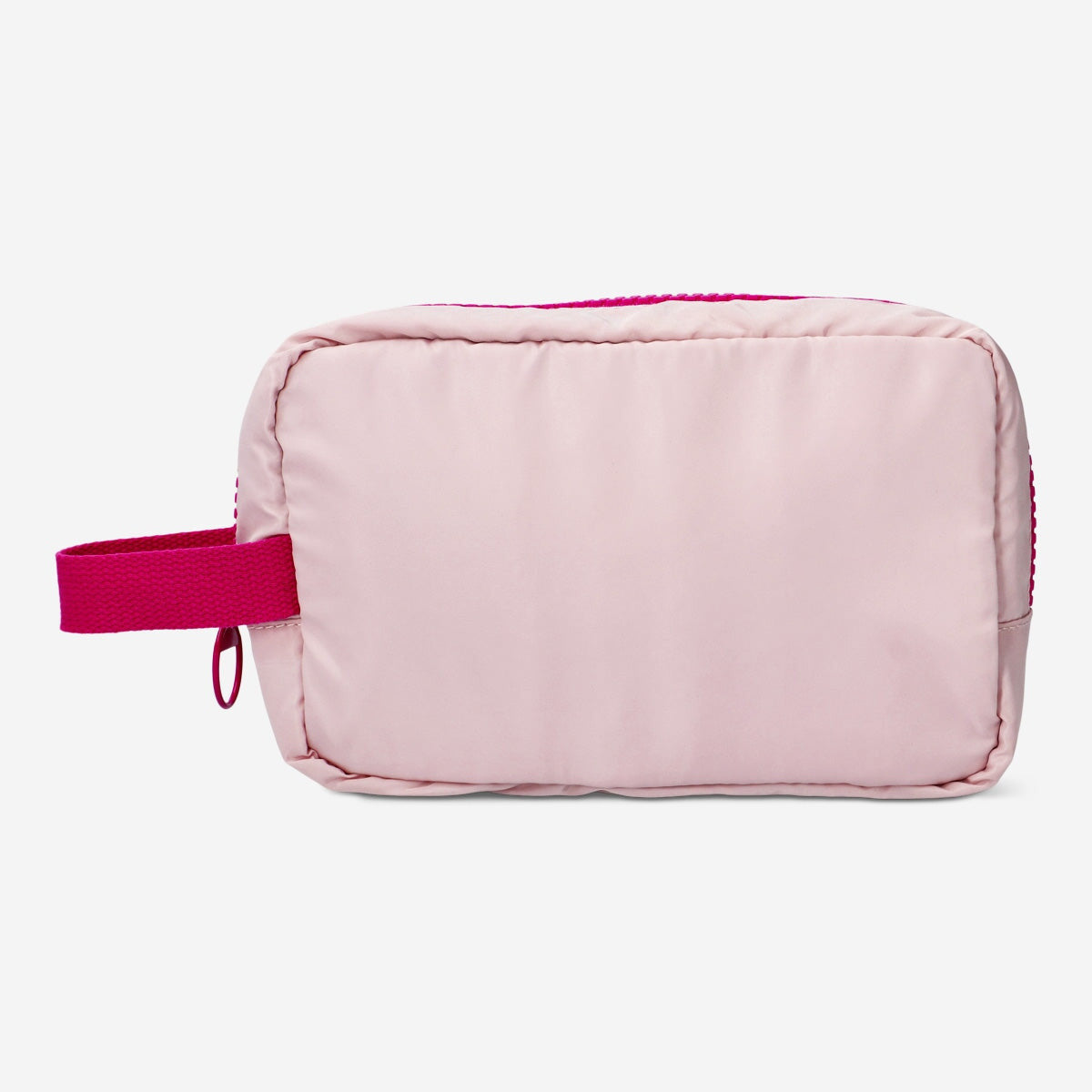 Pink kosmetiktaske med rem