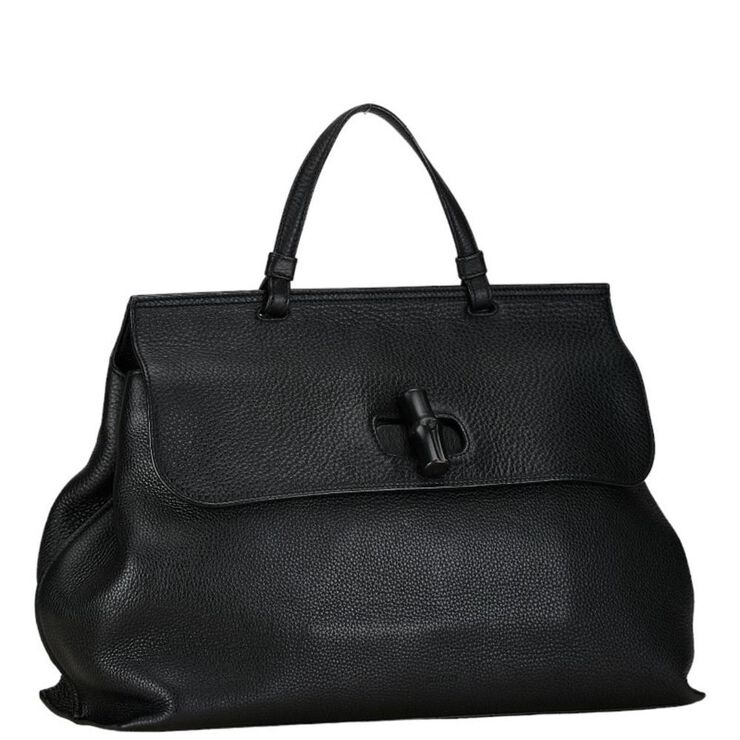 Gucci Vintage Gucci Bamboo Black