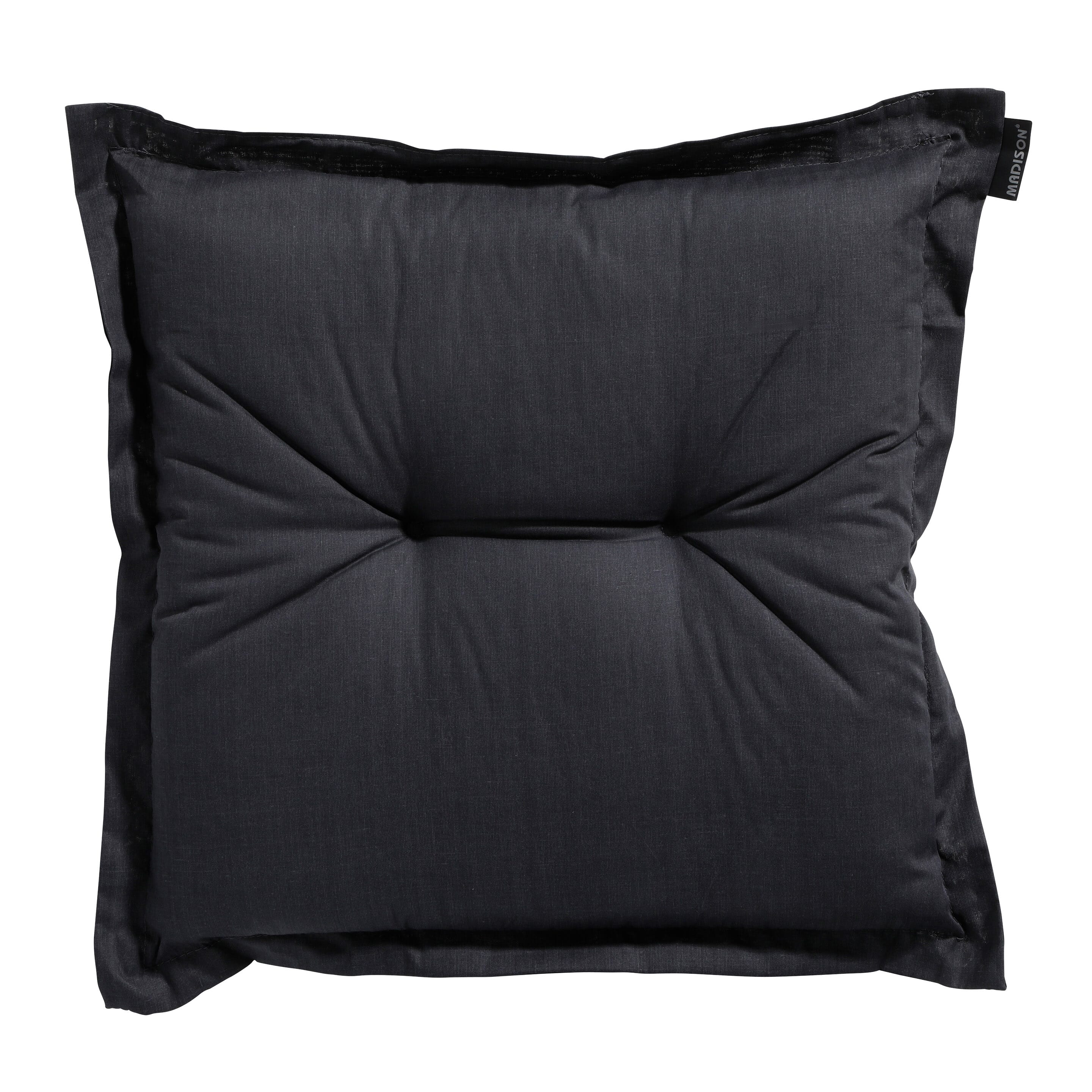Madison Basic black Zitkussen - Set van 4