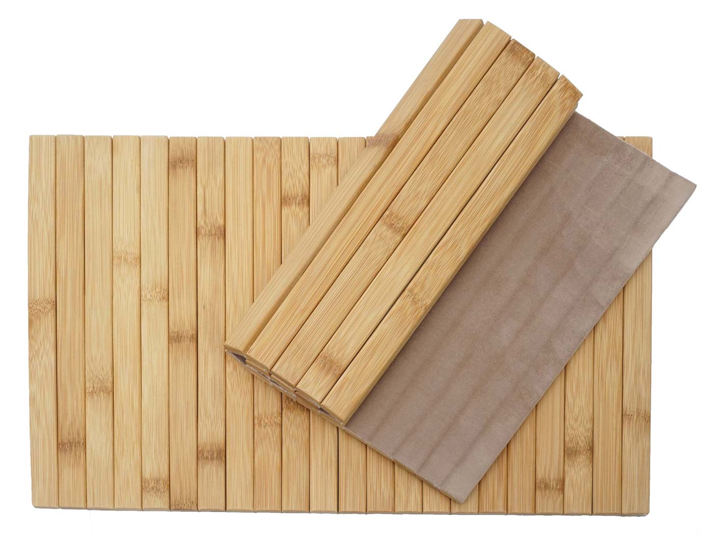 2er-Set Armlehnen-Ablage MCW-E72, Sofa-Butler Flexablage, Bambus flexibel 45x30cm