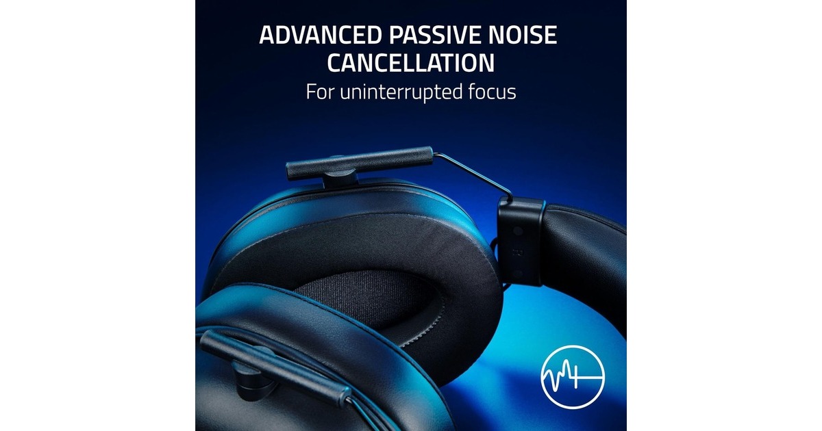 RazerBlackshark V2 X voor PlayStation over-ear gaming headset  (Zwart, PlayStation 4, PlayStation 5)