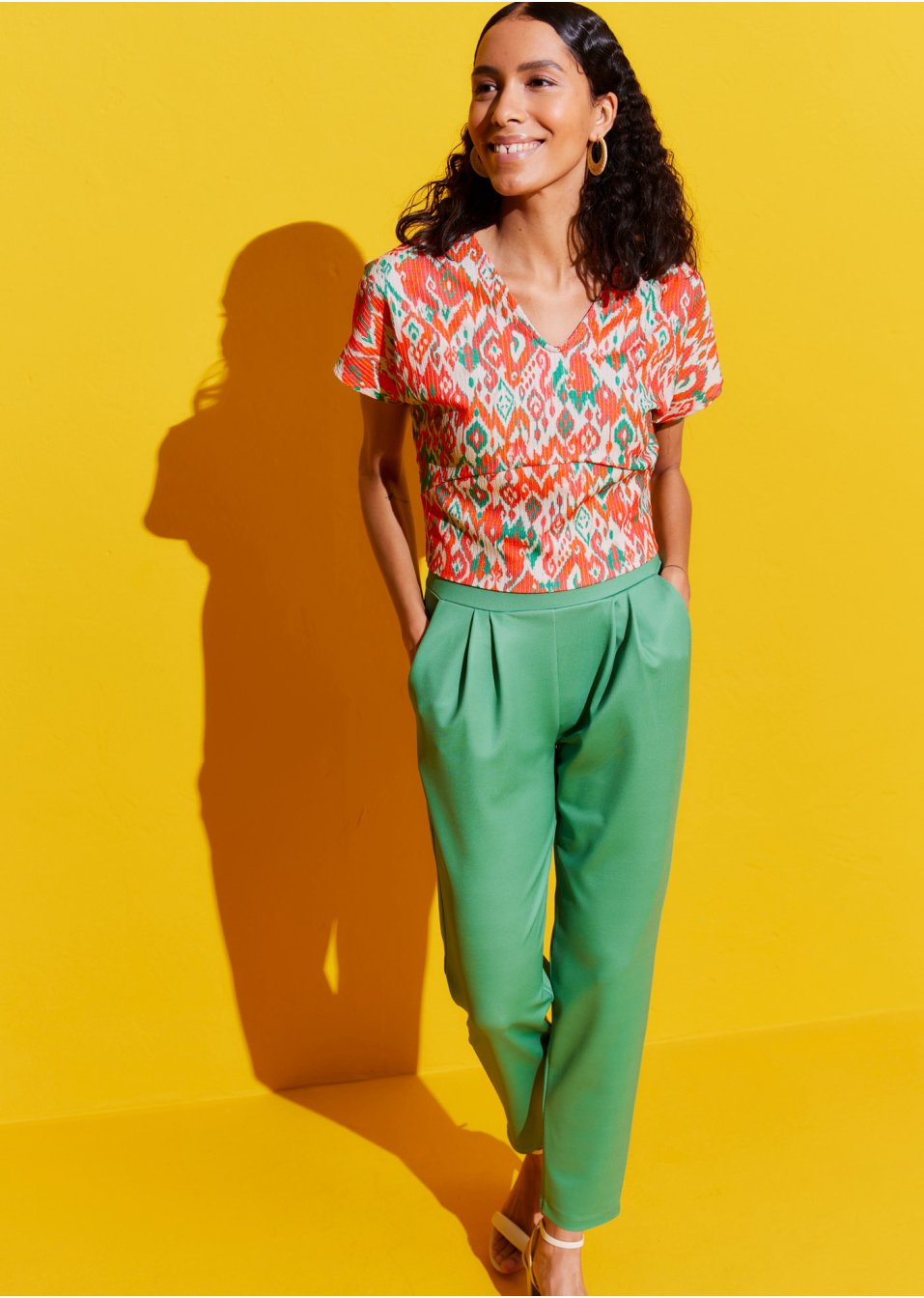 Pantalon taille extensible