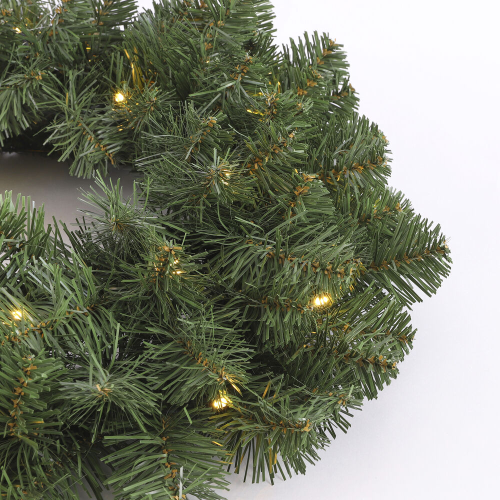 Black Box Trees Norton LED - Kunstkerstkrans - Groen - 20 - 45 cm