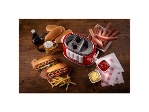 Ariete Party Time 0206 - Varm pølsemaskin - 650 W - rød