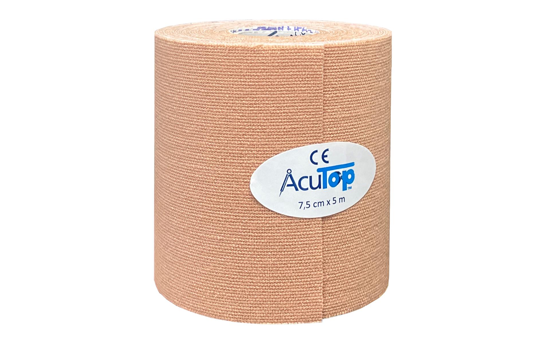 Classic Kinesiology Tape 7.5 cm x 5 m, BeigeKinesiotape aus Baumwolle ohne Latex