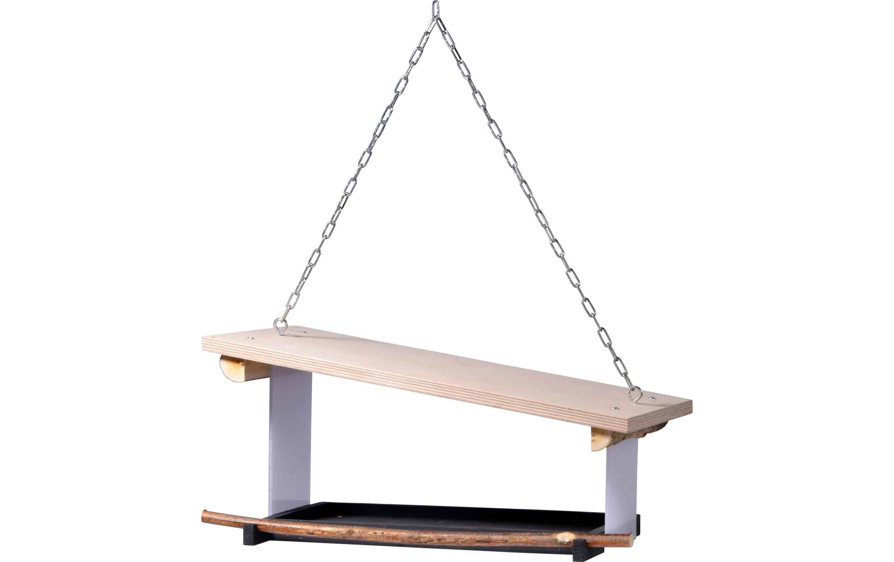 Design-Vogelfutterhaus Futura II, 38 x 22 x 18 cm, HolzMinimalistische Futterstation für Wildvögel